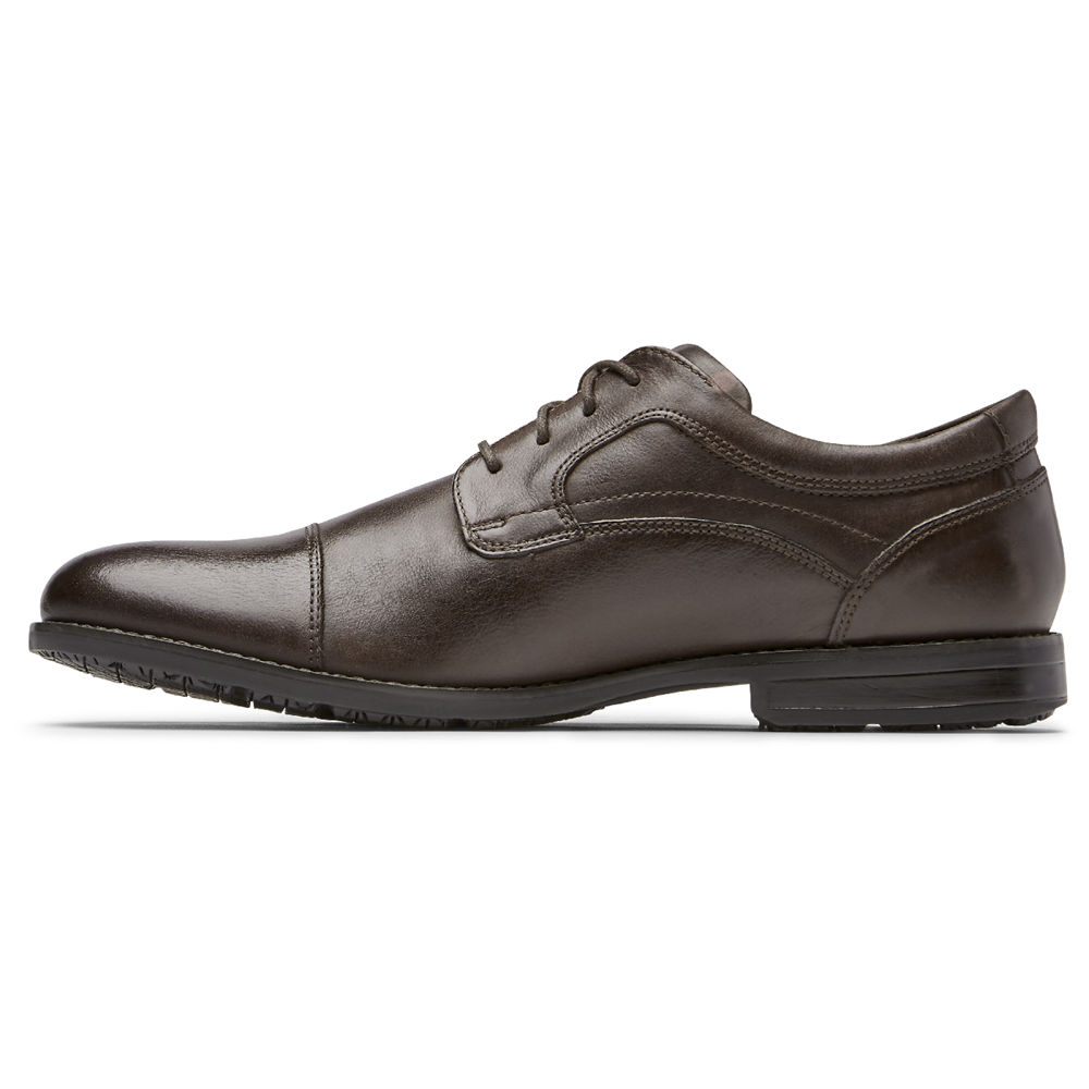 Oxfords Rockport Homem Marrom - Mykel Cap Toe - 72508OZAR